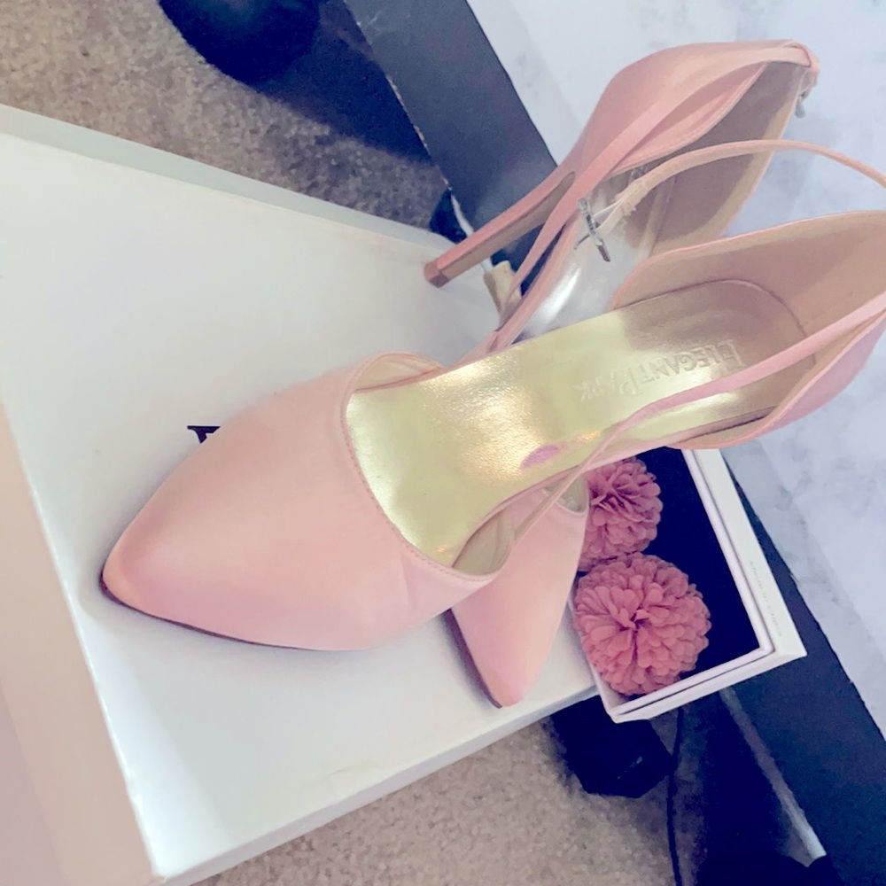 Elegant Park Champagne Pink Heels